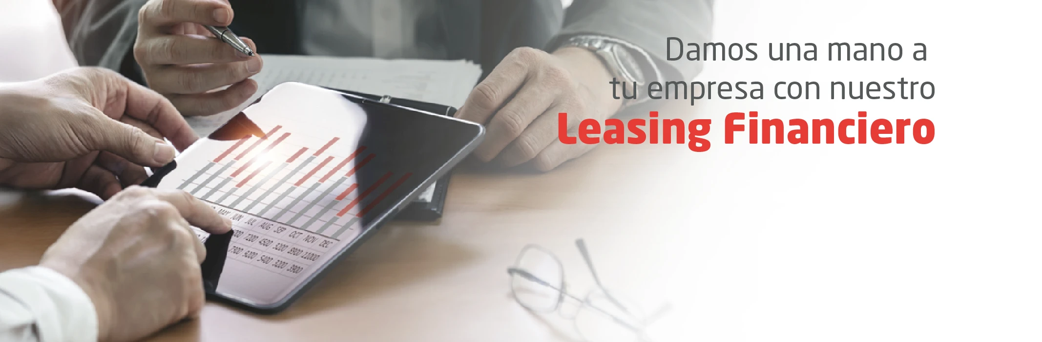 Damos una mano a tu empresa con nuestro leasing financiero